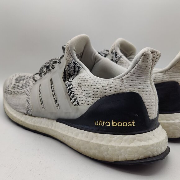 adidas mens 9 UltraBoost 1.0 DNA White Black GZ0449 Torsion System - Picture 11 of 13